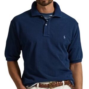 POLO Ralph Lauren Blue Short Sleeve Polo Shirt Size XL
